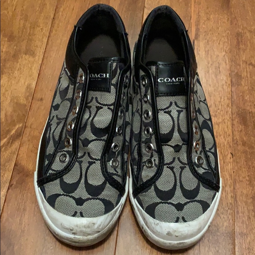 Loved Coach slip on sneakers